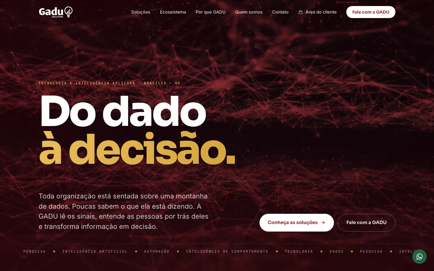 GADU Solutions — website by Onni Sites