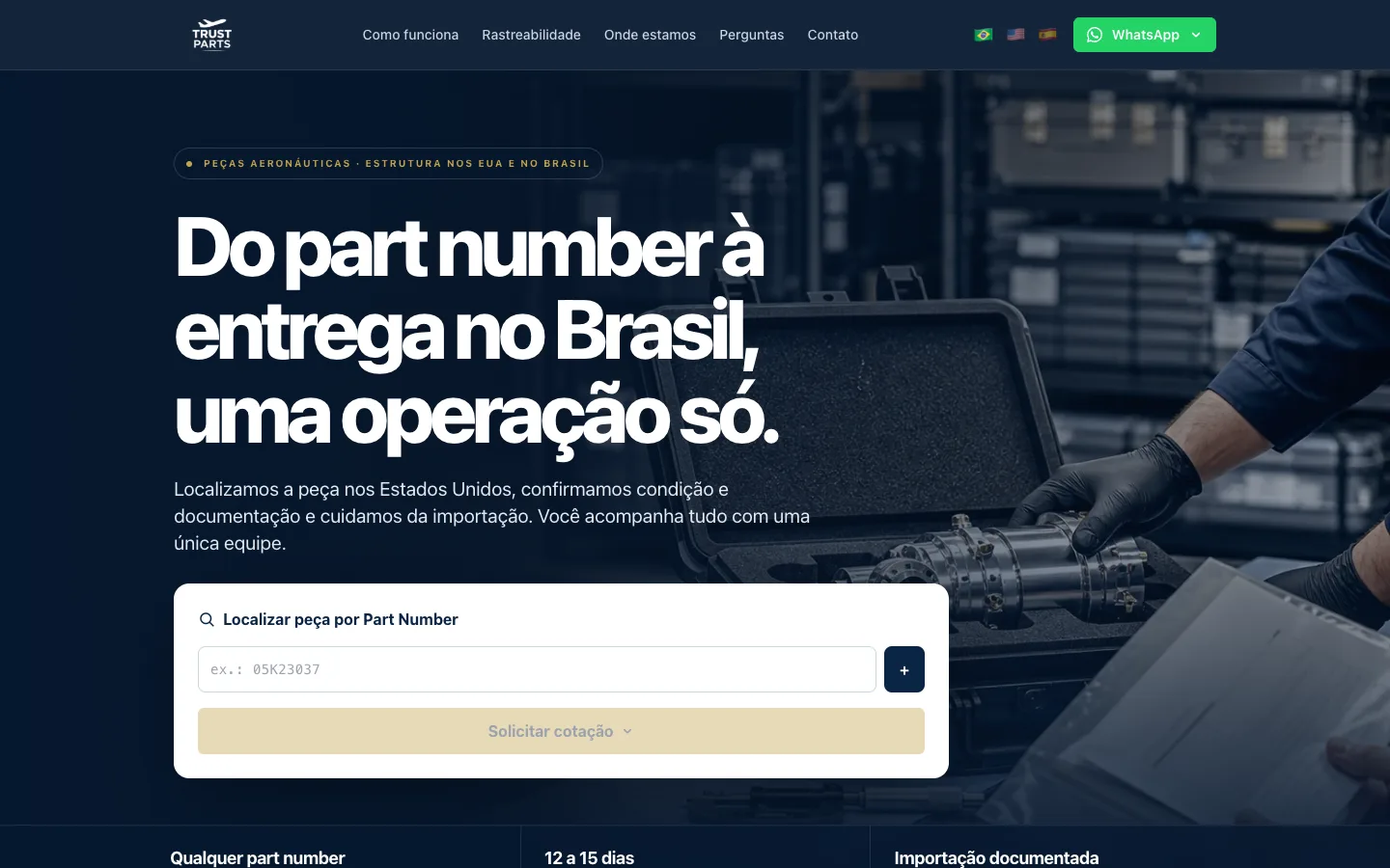 Trust Parts — website by Onni Sites
